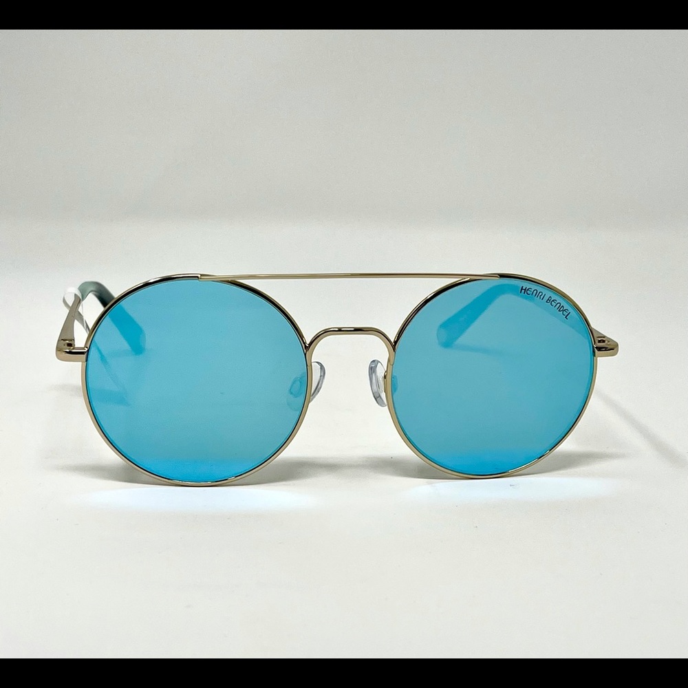 Henri Bendel Campbell Round Sunglasses (Blue lens) *NWT